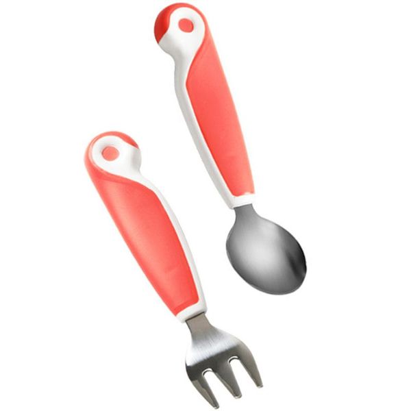

forks 1 set baby spoon and kids training tableware dinning utensils