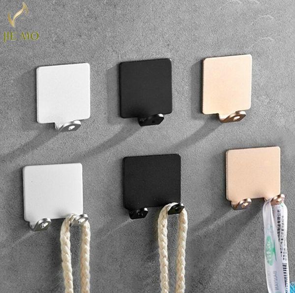 

robe hooks space tri-color aluminum hook bathroom row coat door hanger