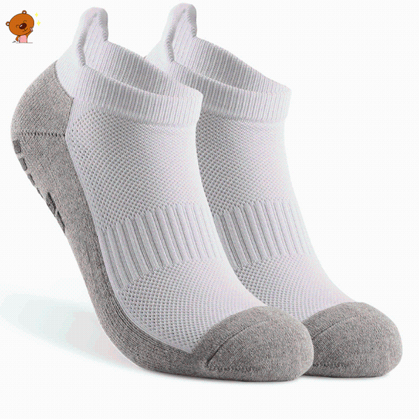 

men's socks 3 pairs / thickened towel bottom non slip ankle boat sweat absorption wear resistance and, Black