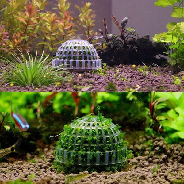 

decorations natural mineral aquatic moss ball for aquarium crystal red shrimp fish tank yh65