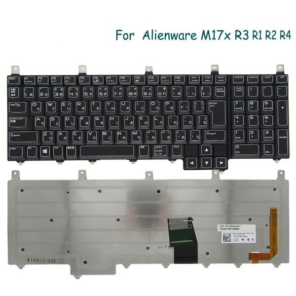 

original backlit jp keyboard for alienware m17x r1 r2 r3 lapblack 0cgfyh replacement keyboards