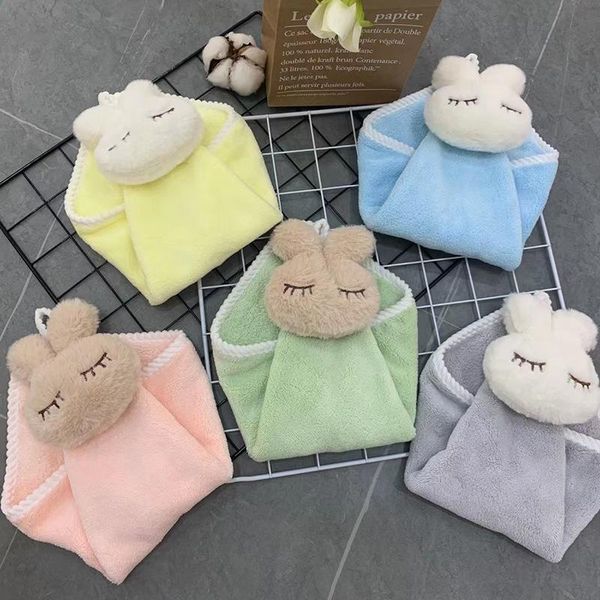 

towel coral velvet hair-drying cap cute absorbent quick-drying shower soft breathable lady hair