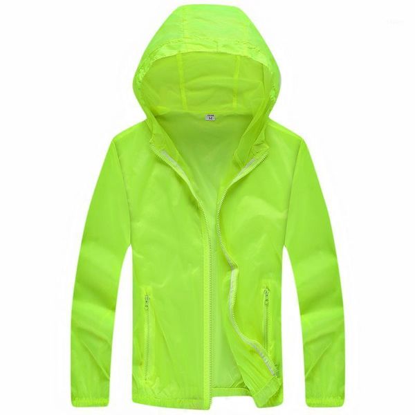 

summer thin jacket men women casual solid windbreaker zipper hooded coat outwear male quick dry suncreen xxxl men's jackets, Black;brown