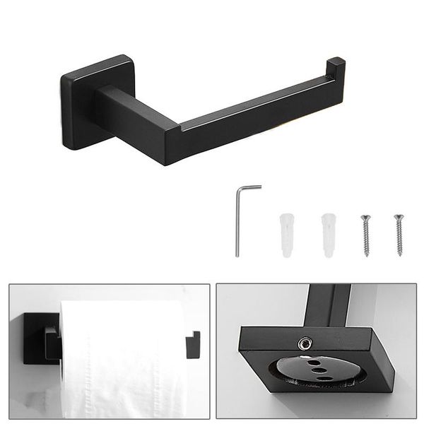 

toilet paper holders mablack white modern bathroom wall accessories square roll holder rack tisse rod towel oranganizer