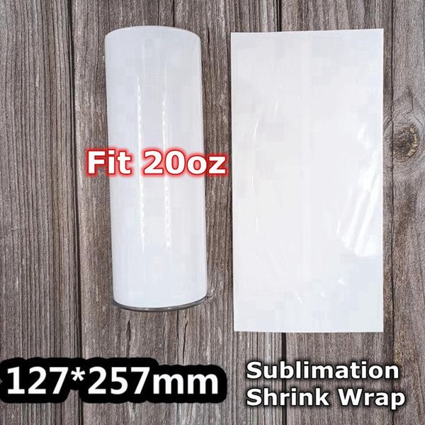 

sublimation shrink wrap for 20oz sublimation skinny cup heat shrinkage film for thermal transfer tumbler shrink wrapping cyz3116