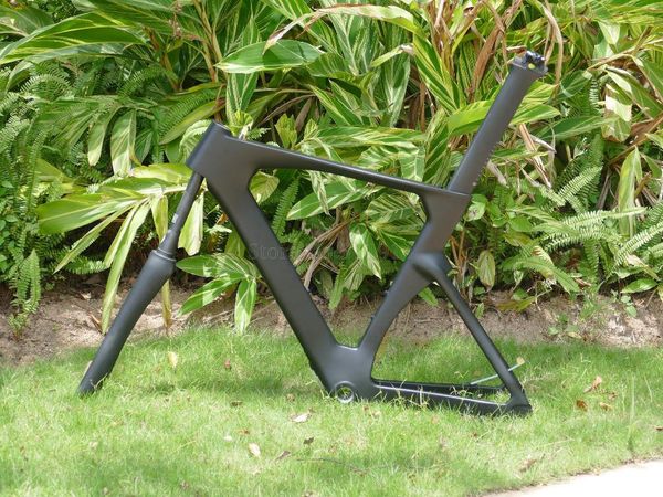

bike frames 2021# time trial triathlon frameset ( frame , fork seatpost seat nut) toray carbon size : 58cm