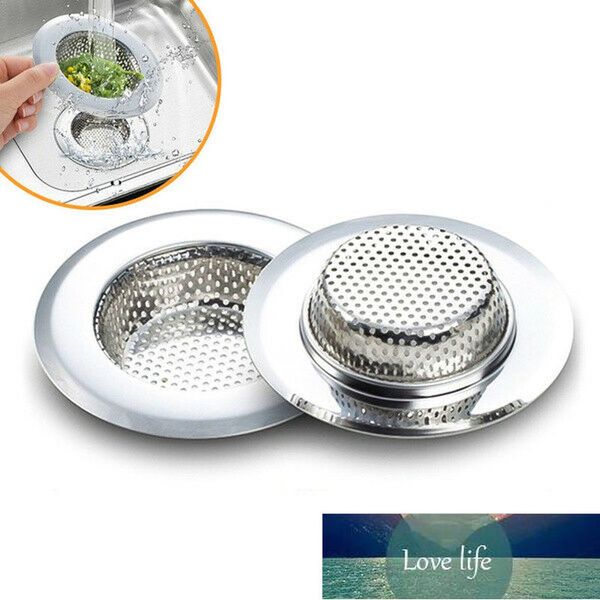 Filtro Scarico a pavimento in acciaio inossidabile Cucina Scorie alimentari Bagno Rete Lavello Filtro Pulitore Cattura capelli Tappo Tappi metallici