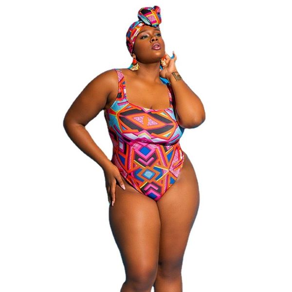 

one-piece suits bikini women plus size xl-4xl swimwear swimsuit graffiti print bathing suit brasileno banadores mujer 2021