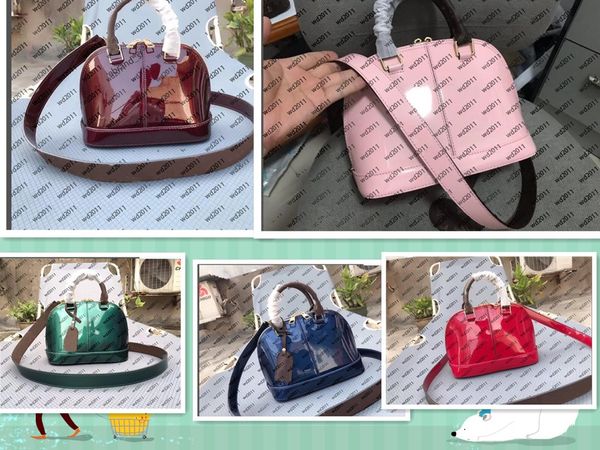 

women patent leather flower embossed shell shoulder bags handbags cross body bag