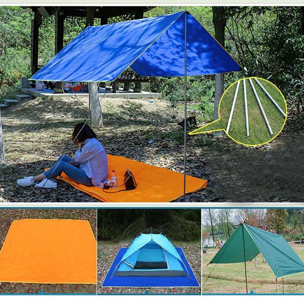 

multi-purpose tent picnic mat sun awning rain shelter for camping n66 outdoor pads
