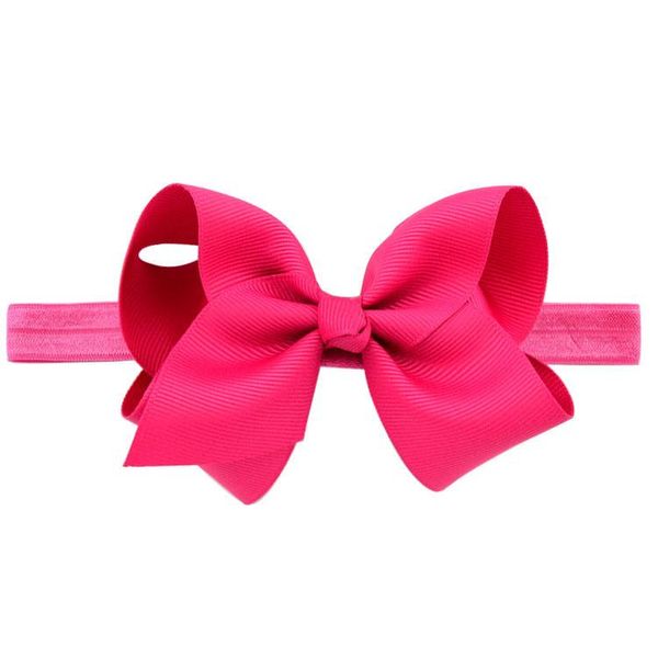 

born kids headband bows grosgrain ribbon bow elastic headwear headbands hair bands diy accessories 608, Slivery;white