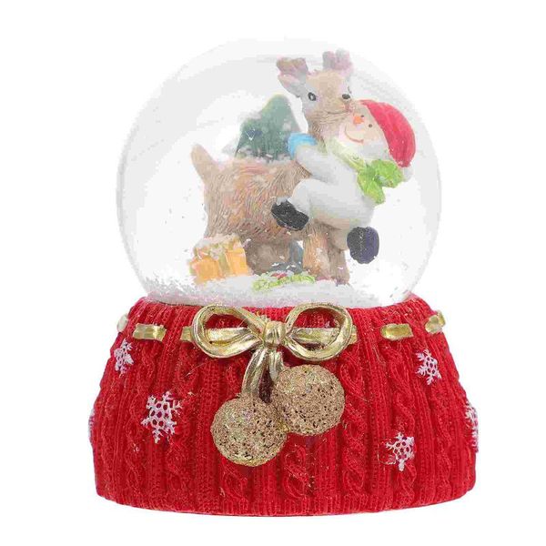 

novelty items 1pc christmas snow globes snowman crystal po props glass