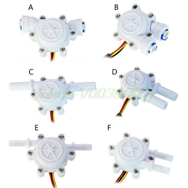 

flow sensors multiple styles sensor control meter flowmeter counter 0.2-8l/min water switch drinking fountain co