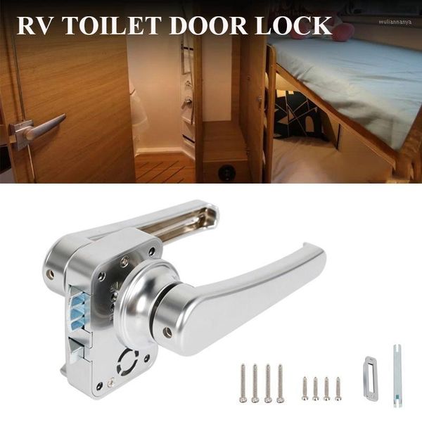 

toilet door lock bathroom caravan boat latch handle rv accessories1