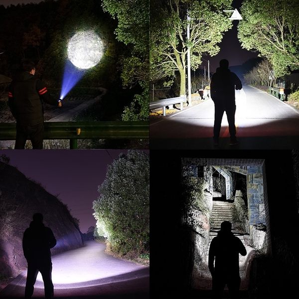 

znlc x71 plastic strong q5 three gear switching mode outdoor usb switch flashlight charging lamp flashlights torches