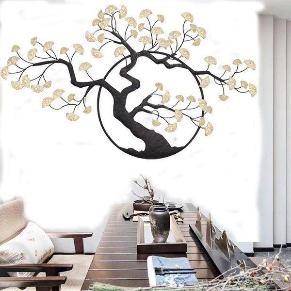

decorative objects & figurines wrought iron ornaments welcoming pine zen wall hanging living room dining decoration creative porch hangings