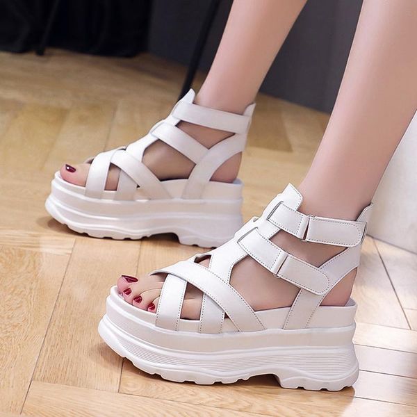 

boots elegant woman female shoes boots-women luxury designer flat heel ladies sandals high ankle 2021 leather fashion summ, Black