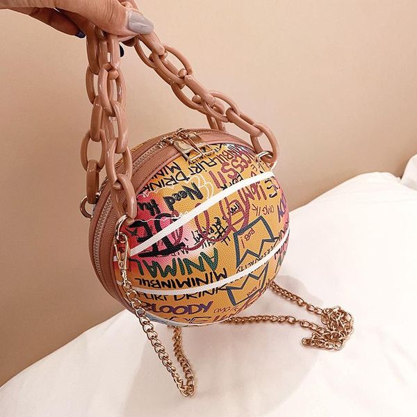 

letter basketball chain handbags kids designer purses cute women cross body