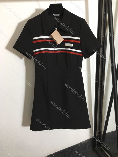 

2021ss womens casual dress fashion women designers clothes for office skirt great quality cotton lady prom dresses does not shrink v0pp, White;black