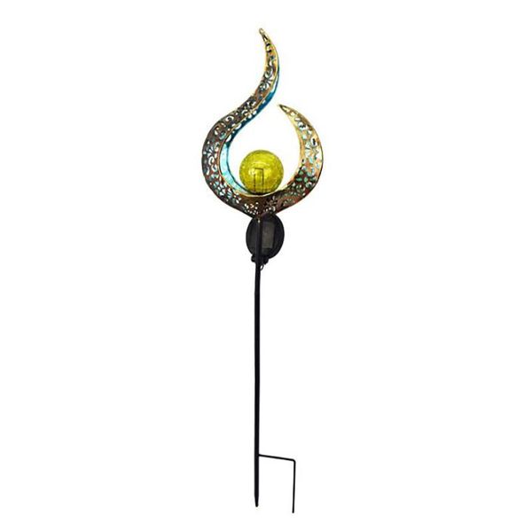 

lawn lamps lamp solar light glass metal iron balls irregular cracked outdoor decorative lights