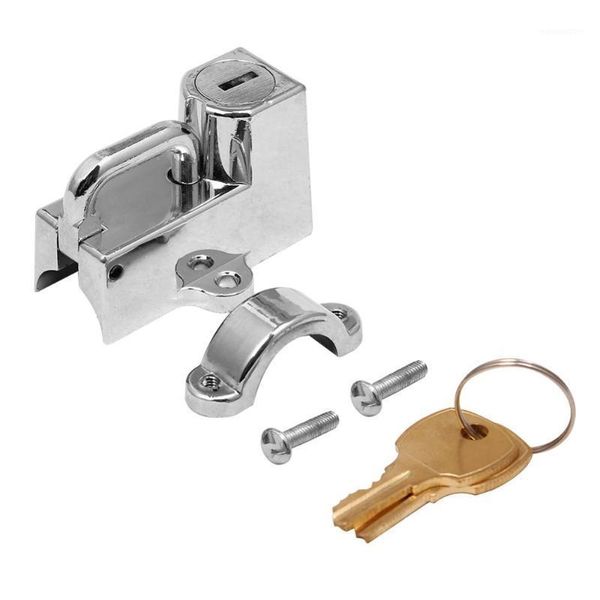 

universal motorcycle helmet lock chrome 22mm 7/8" for dyna softail road glide king fatbo1