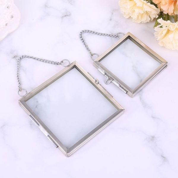 

frames diy hanging glass metal po picture frame flower plant specimen display decor