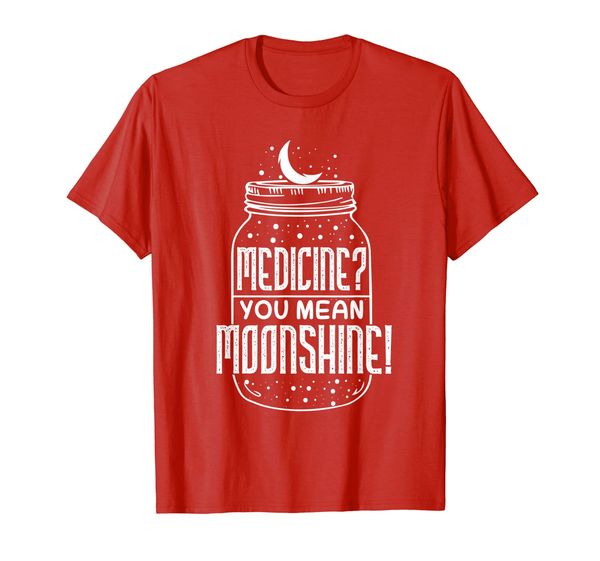 

funny moonshine medicine t shirt i love drinking gift t-shirt, White;black