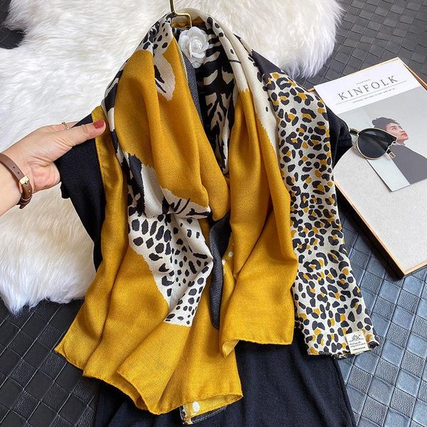 

scarves autumn winter women wrap pashmina stole bufandas muslim hijab fashion animal leopard dot fringe viscose shawl scarf, Blue;gray