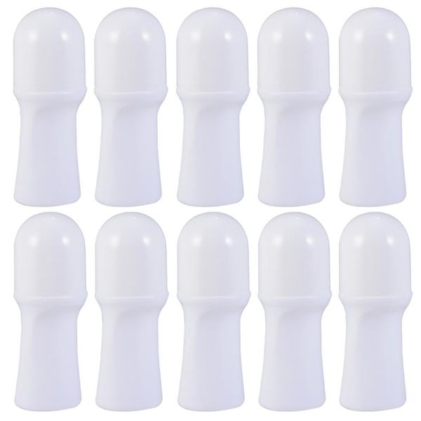 

storage bottles & jars 10pcs 50ml lotion roll-on essential oil roller
