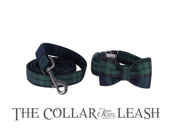

dog collars & leashes unique style paws collar and leash set soft&comfy handmade bowtie separate christmas pet gift for dogs cats