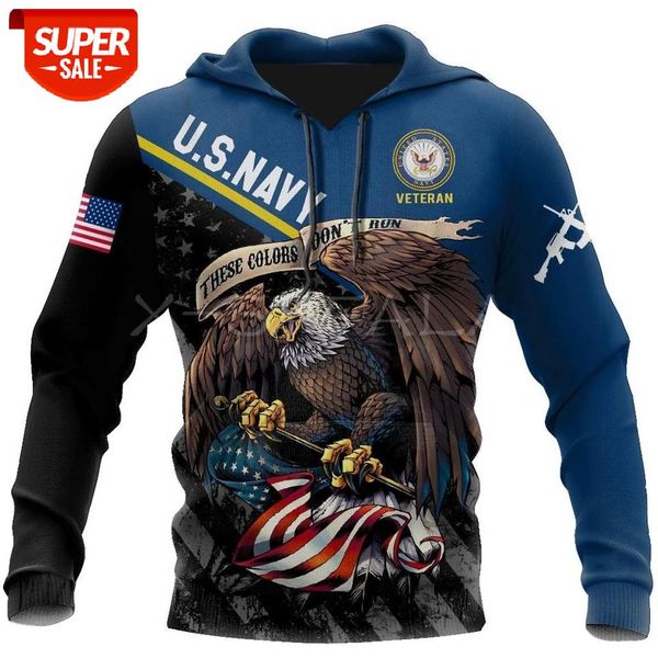 

us veteran navy eagle 3d print hoodie man women harajuku outwear zipper pullover sweatshirt casual jacket style-2 #qz89, Black