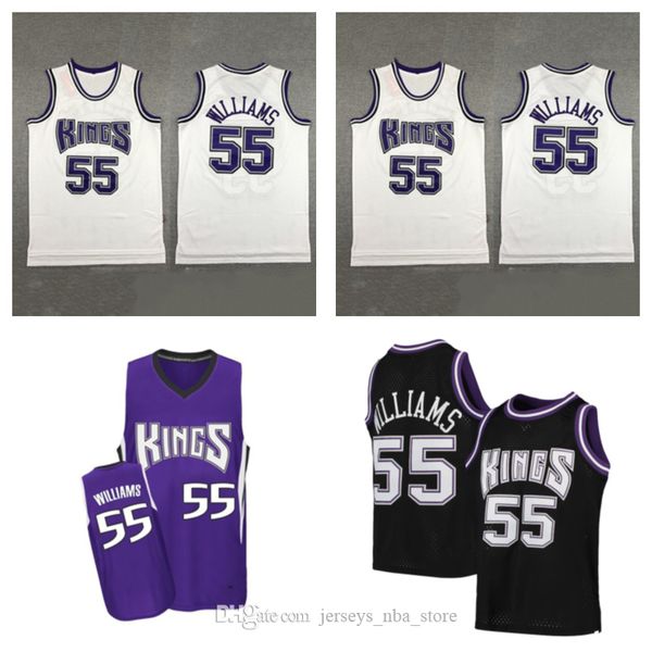 

basketball jersey55 jason williams, Black;red