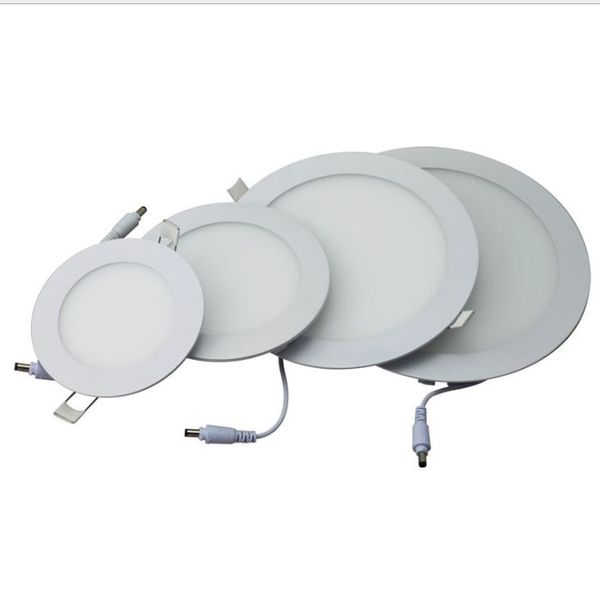 2021 6W 9W 12W 15W 18W Plafoniere a LED ultrasottili Faretti da incasso 85-265V Illuminazione a pannello a LED con lampada a lampadina a faretto con driver di alimentazione