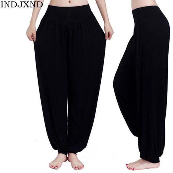 

women's pants & capris women casual harem high waist dance woman fashion wide leg loose trousers bloomers womens plus size xxxl, Black;white