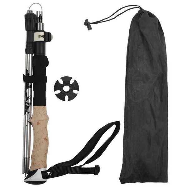 

trekking poles folding walking stick travel for hiking mountaineering camping
