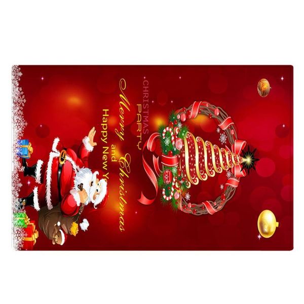 

bath mats wingbind rug non-slip underlay carpet living room short pile doormat indoor fun washable christmas home decoration