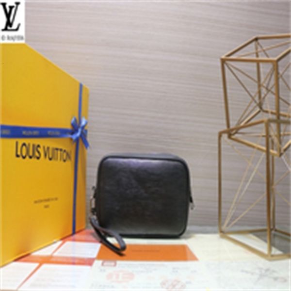 

men's chain m41664 black leather twill brand handbag men real leather long wallets designer wallet pouches key card holders luxury phon, Red;black