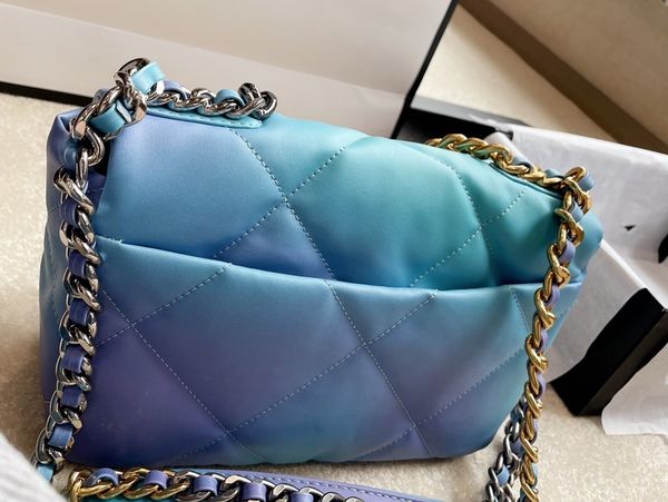 

luxurious big classic custom crossbody bag chain aslant packet collision color woven pimp leather fashion handbag shoulder