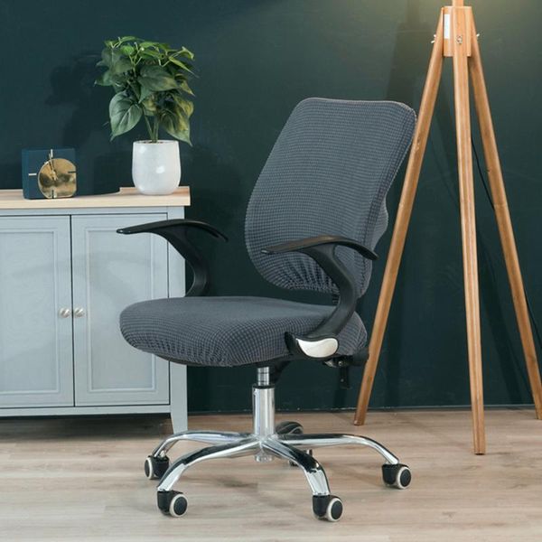 

chair covers high back protector slipcovers 9 color stretchable non slip for dining room study office home decor