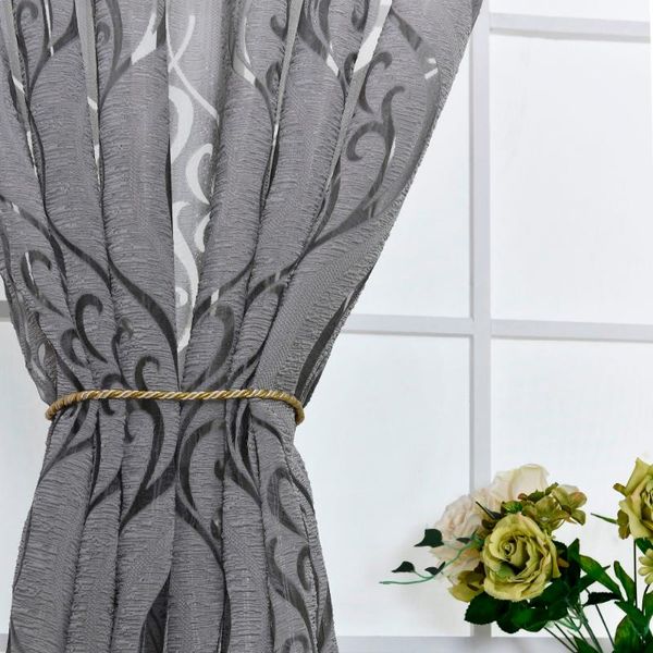

curtain & drapes s bubble pattern european style window sheers home decor cut flowers tulles 1pc