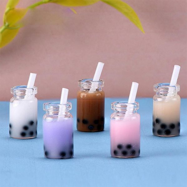 

2pcs/lot mini resin milk water cup 1:12 dollhouse miniature doll house accessories cups toy decoration gifts furniture decorative objects &