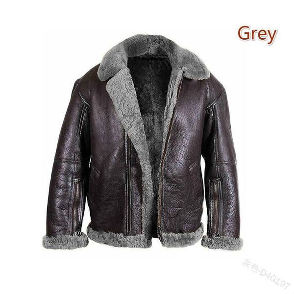 

men's jackets wepbel winter pure color warm keeping coat outwear men plus size leather lapel straight hem loose pu, Black;brown