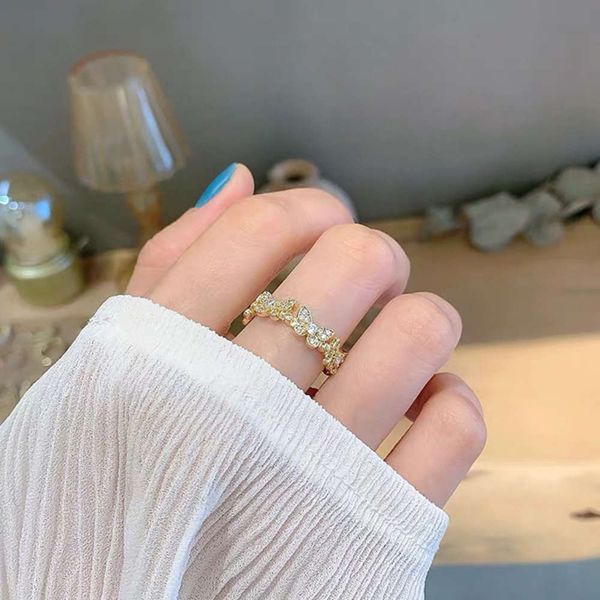 

advanced luxury super fairy geometric chain open index finger ring, Black