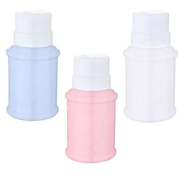 

storage bottles & jars perfeclan nail polish makeup remover pump dispenser push down press bottle