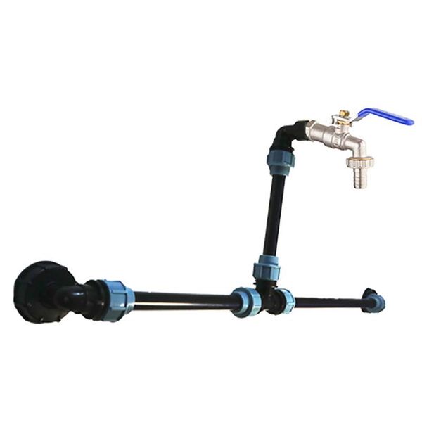 

watering equipments 1/2 3/4in ibc tank connection 2 ton barrel tap adapter long lever valve fit