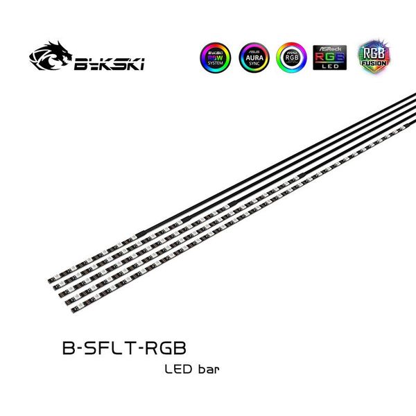 

bykski 12v rgb non-waterproof soft strip / led light use for cpu block /pump replacement waterways board replace d-rgb fans & coolings