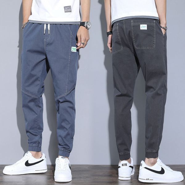 

spring 2021 men's casual pants youth fashion korean loose trend sports wear, Black