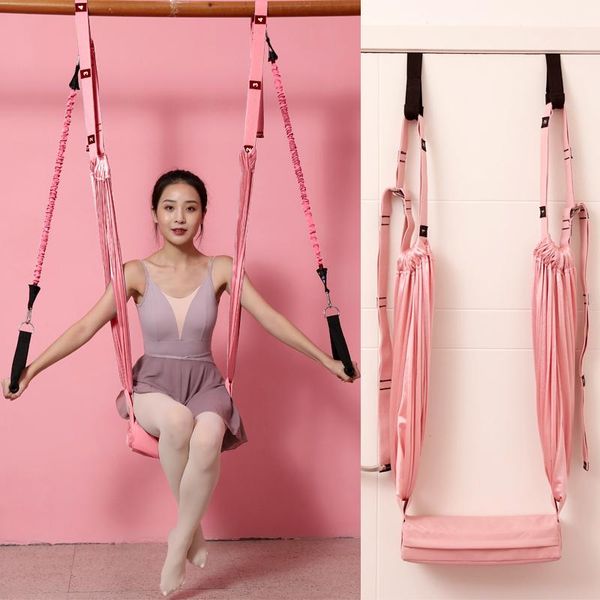 

full set handles anti-gravity aerial yoga ceiling hammock flying swing chair trapeze inversion device home hanging belt resistance bands