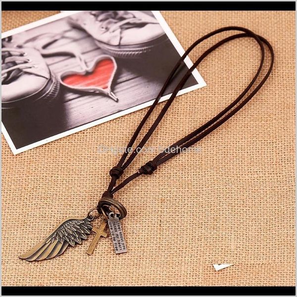 

necklaces & pendants jewelry drop delivery 2021 metal wings pendant wholesale chain the angel wing locket necklace 8pa3b, Silver