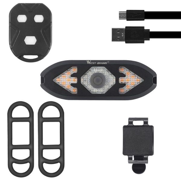 

bike lights 1 set of professional night riding taillight waterproof rear turn light